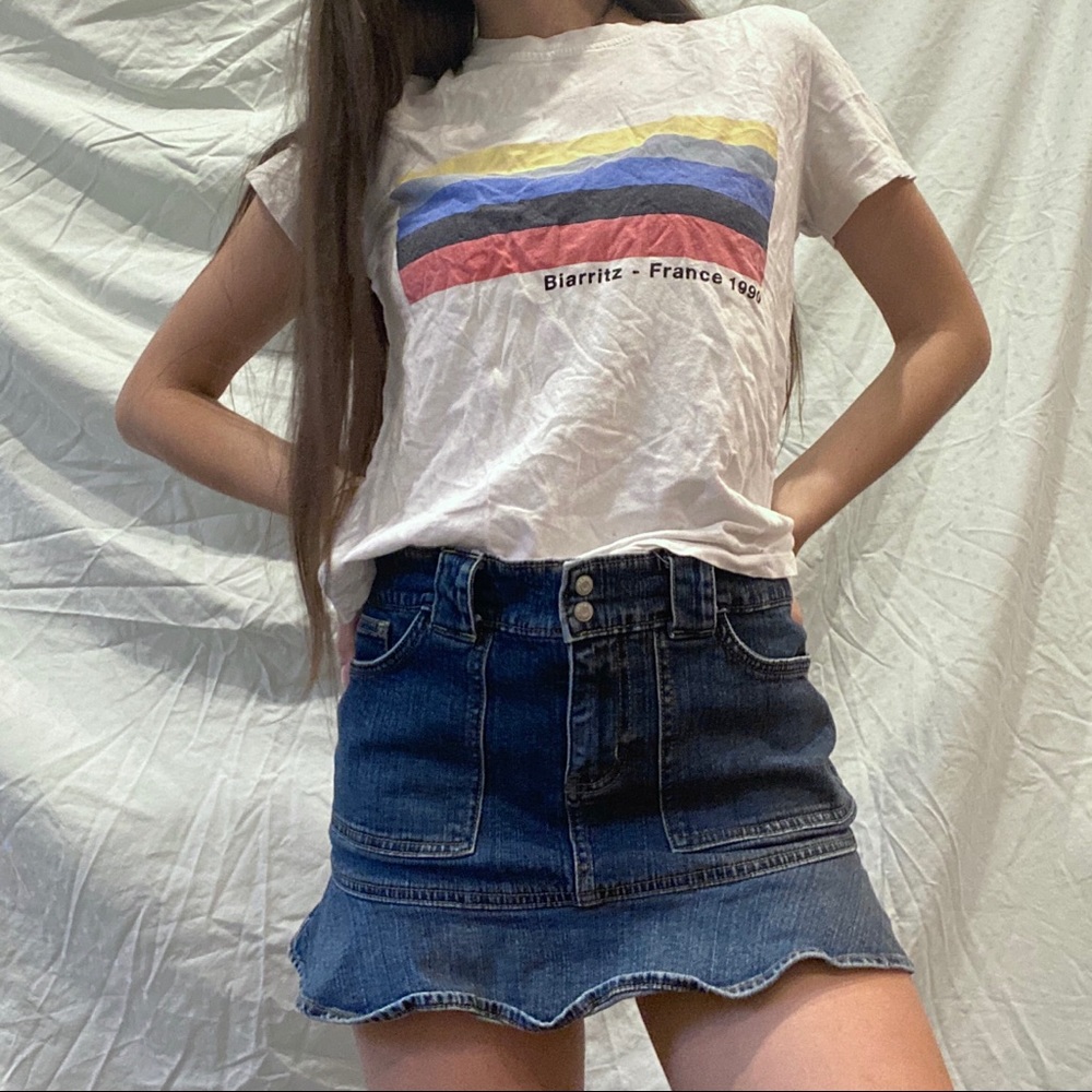 Brandy Melville Graphic White Tee